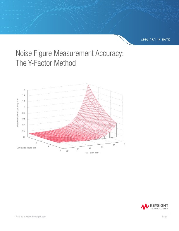 Noise Figure Measurement Accuracy: The Y-Factor Method