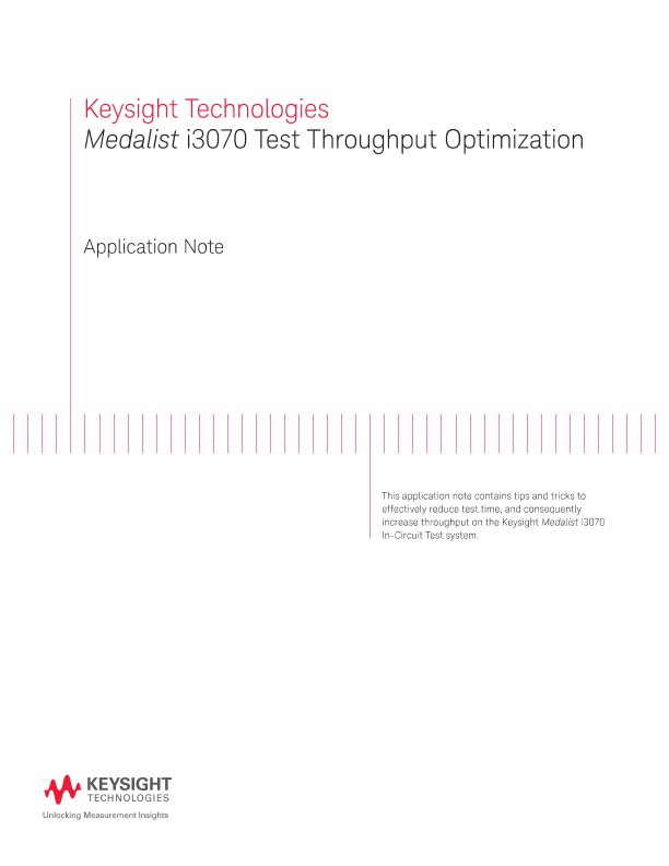 Increasing Throughput on the In-Circuit Test (ICT) System