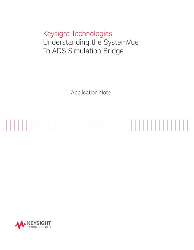 Understanding the SystemVue To ADS Simulation Bridge