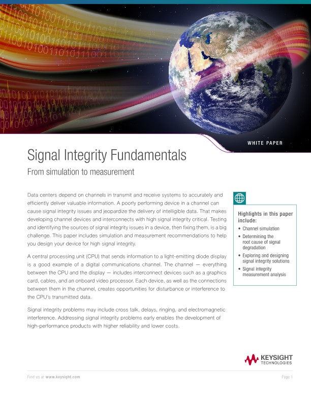 Signal Integrity Fundamentals