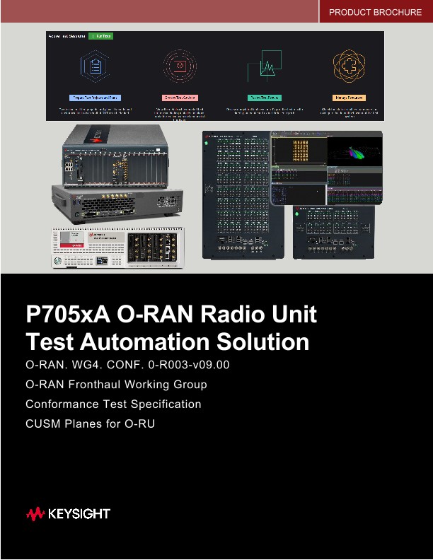 P705xA O-RAN Radio Unit Test Automation Solution