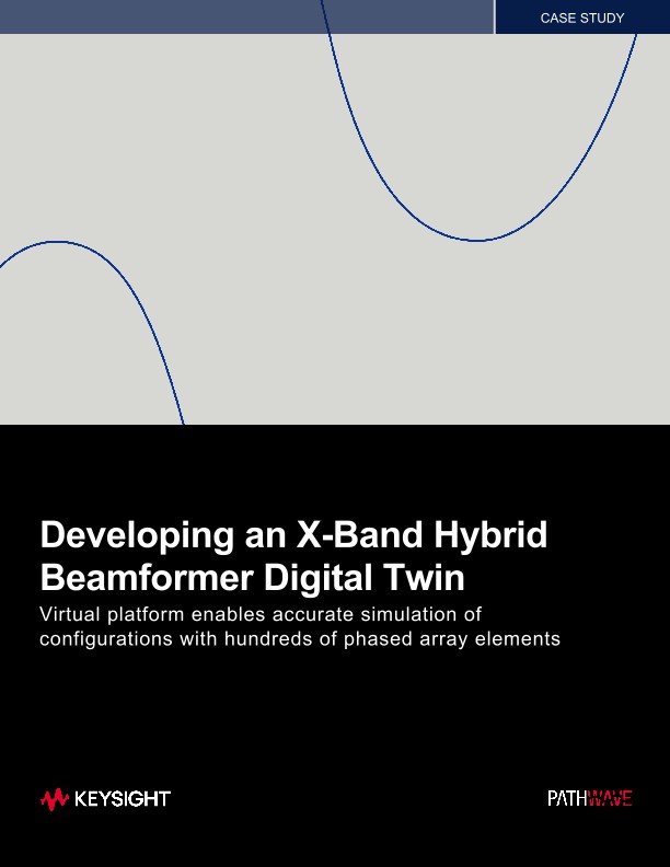 Developing an X-Band Hybrid Beamformer Digital Twin