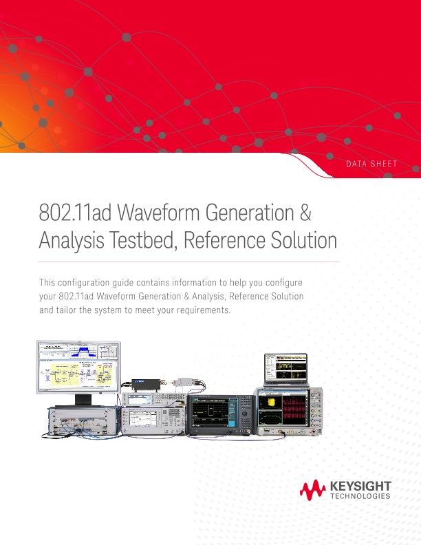 802.11ad Waveform Generation and Analysis Testbed, Reference Solution ...