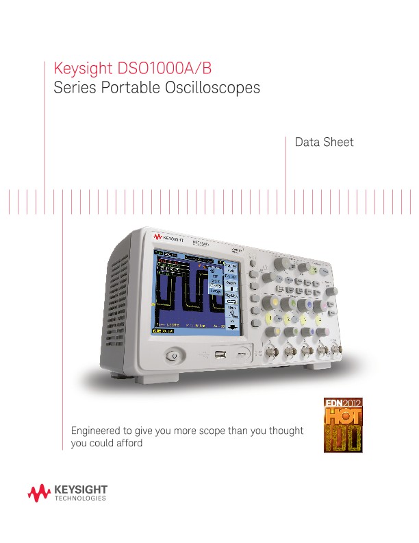 DSO1000A/B Series Portable Oscilloscopes 