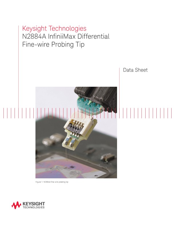 N2884A InfiniiMax Differential Fine-wire Probing Tip 