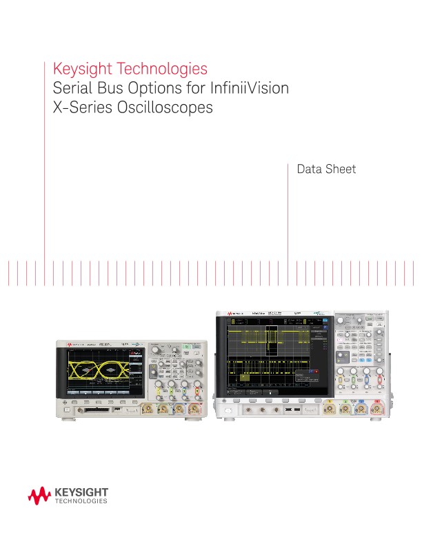 Serial Bus Options for InfiniiVision X-Series Oscilloscopes