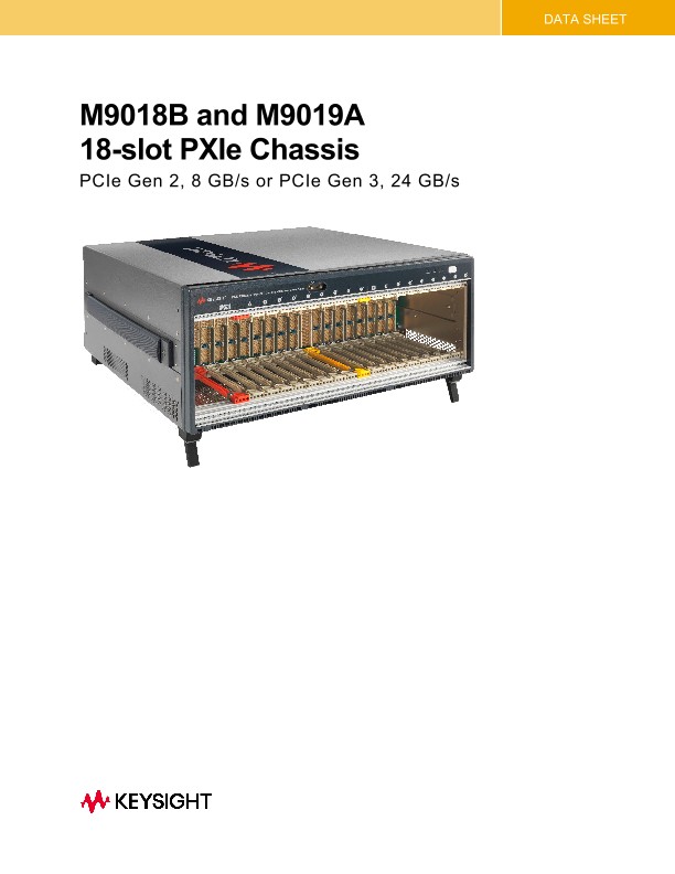 M9018B and M9019A 18-slot PXIe Chassis