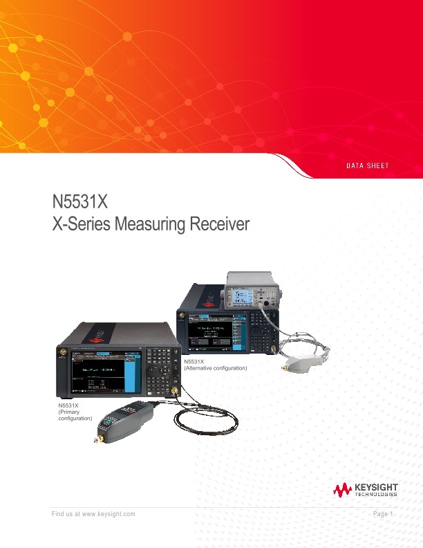 N5531X X-Series Measuring Receiver