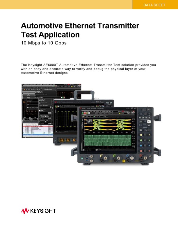 Automotive Ethernet Transmitter Test Application