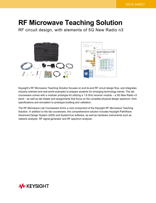 RF Microwave Teaching Solution