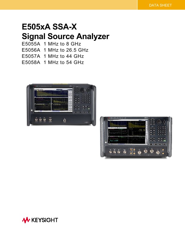 E5055A SSA-X Signal Source Analyzer