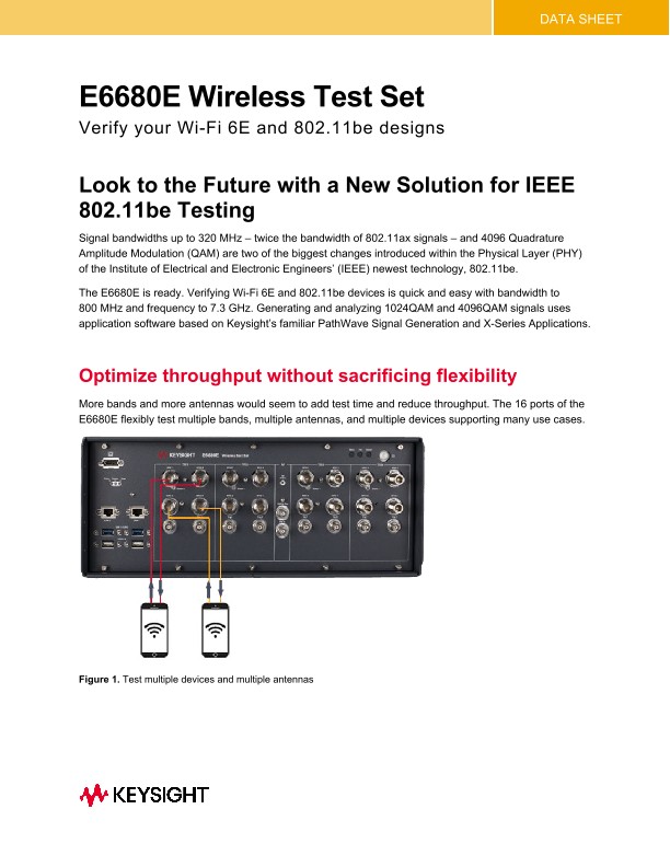 E6680E Wireless Test Set