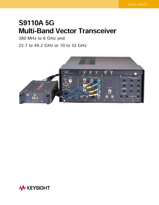 S9110A 5G Multi-Band Vector Transceiver