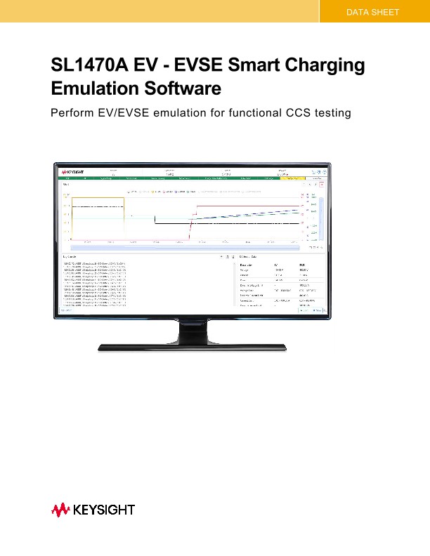 SL1470A EV - EVSE Smart Charging Emulation Software