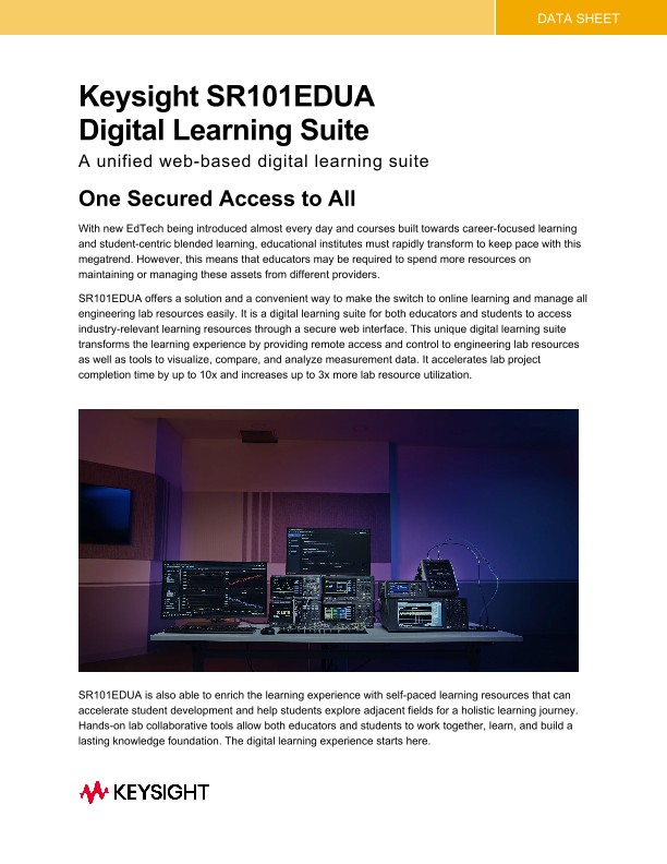 SR101EDUA Digital Learning Suite