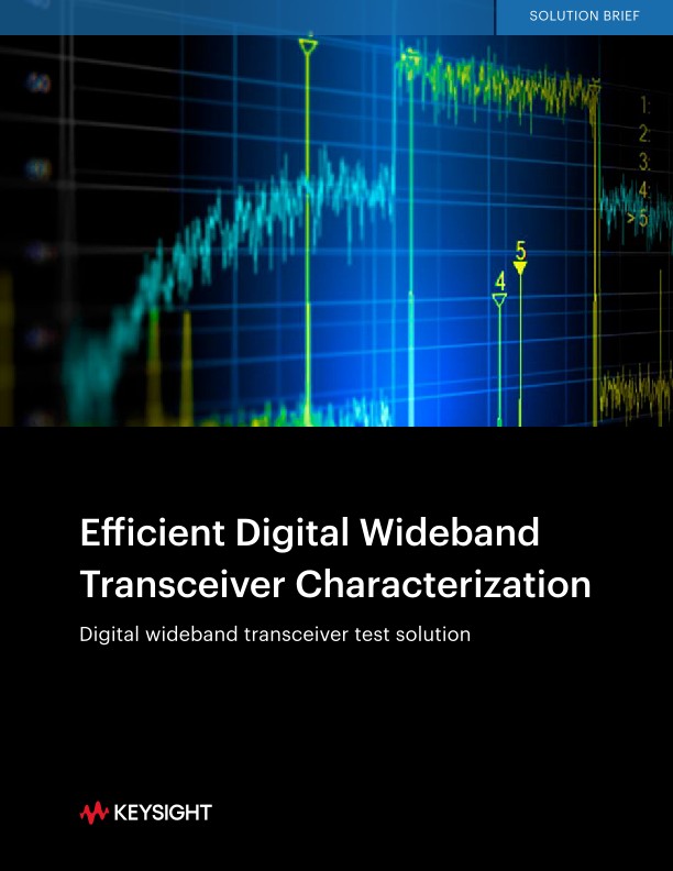 Efficient Digital Wideband Transceiver Characterization