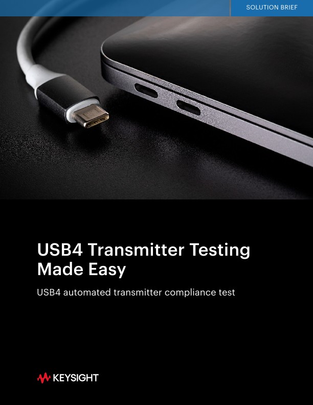 USB4 Transmitter Testing Made Easy