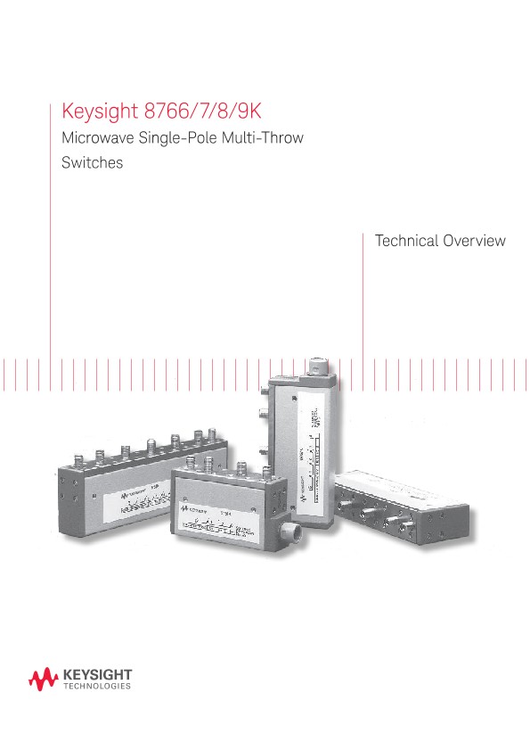 8766/7/8/9K Microwave Single-Pole Multi-Throw Switches 