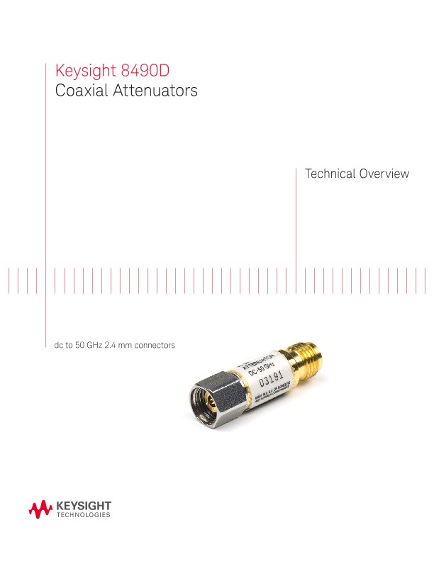 Coaxial Attenuators 8490D