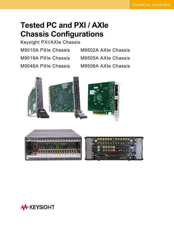 Tested PC and PXI/AXIe Chassis Configurations