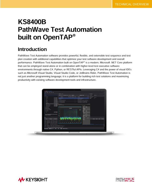 KS8400B Test Automation on PathWave