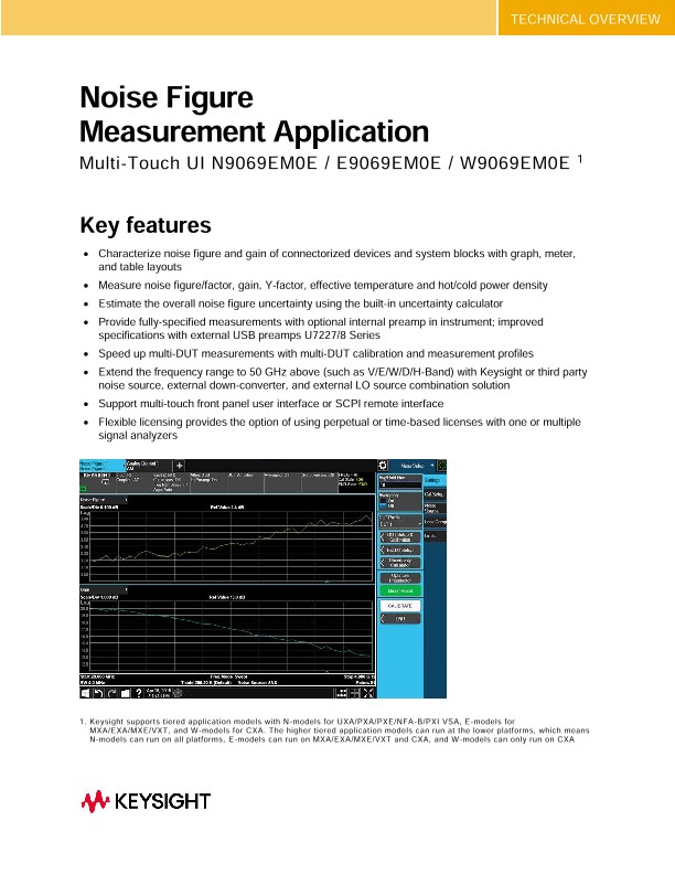 Noise Figure Measurement Application