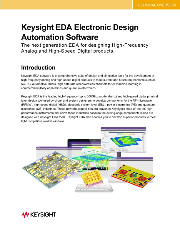 Keysight EDA Electronic Design Automation Software