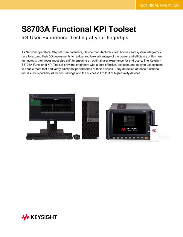 S8703A Functional KPI Toolset