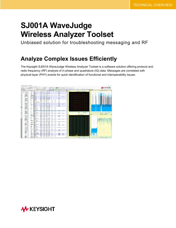 SJ001A WaveJudge Wireless Analyzer Toolset