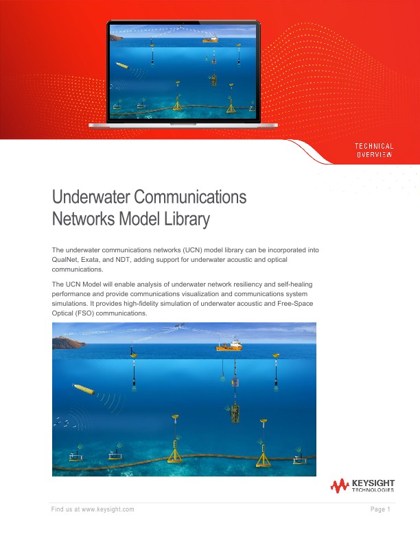 Underwater Communications Networks Model Library