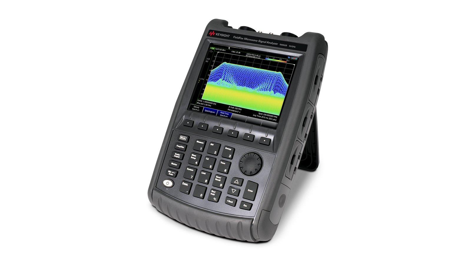 N9962B FieldFox Handheld Analyzer Front-Left Image