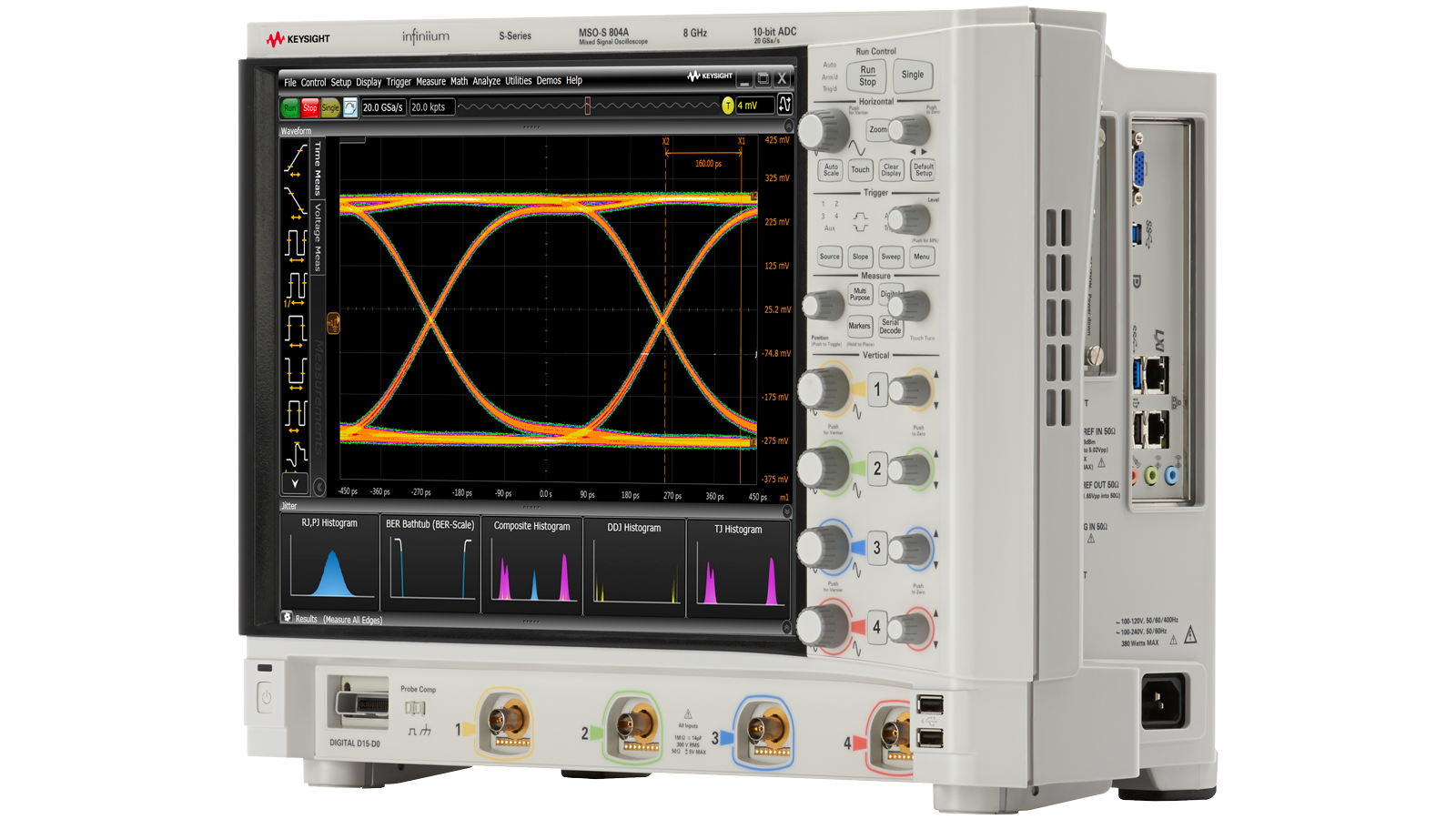 view of Infiniium S-Series Real-Time Oscilloscope