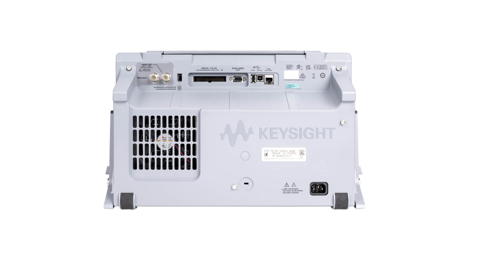 InfiniiVision 4000G X-Series Oscilloscopes Back Side