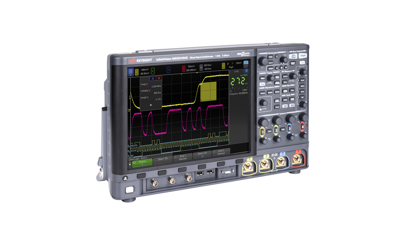 InfiniiVision 4000G X-Series Oscilloscopes Left Side