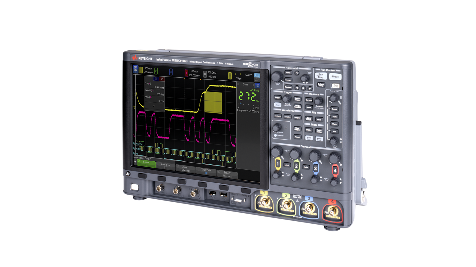 InfiniiVision 4000G X-Series Oscilloscopes Right Side